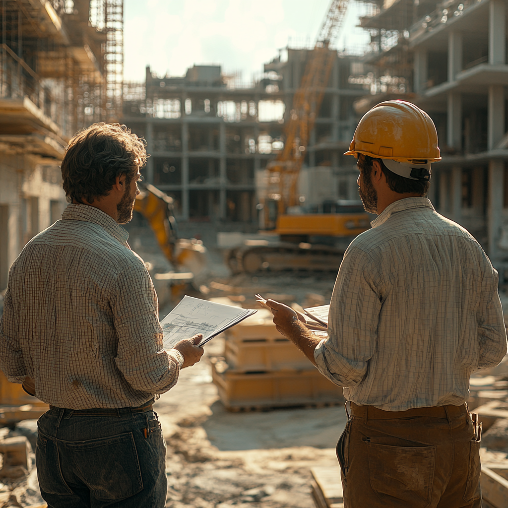 u6893945995 Inspector and manager discussing plans with excav 0fc9ca6c 71d6 4345 b791 ef9bc7d3205a 0